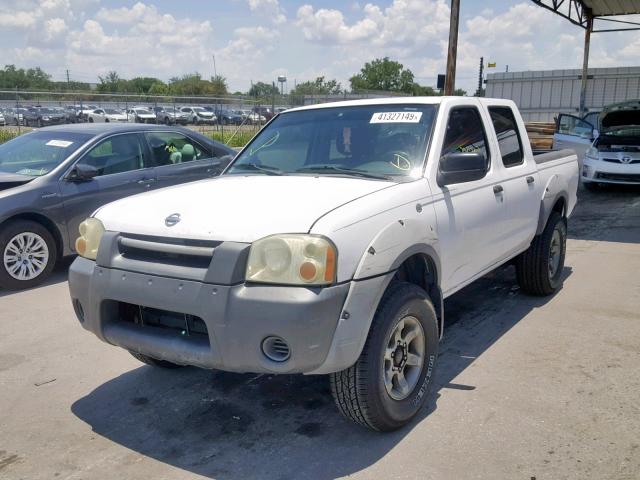 1N6ED27T23C410613 - 2003 NISSAN FRONTIER C WHITE photo 2