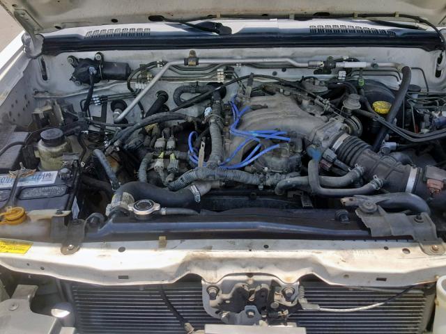 1N6ED27T23C410613 - 2003 NISSAN FRONTIER C WHITE photo 7