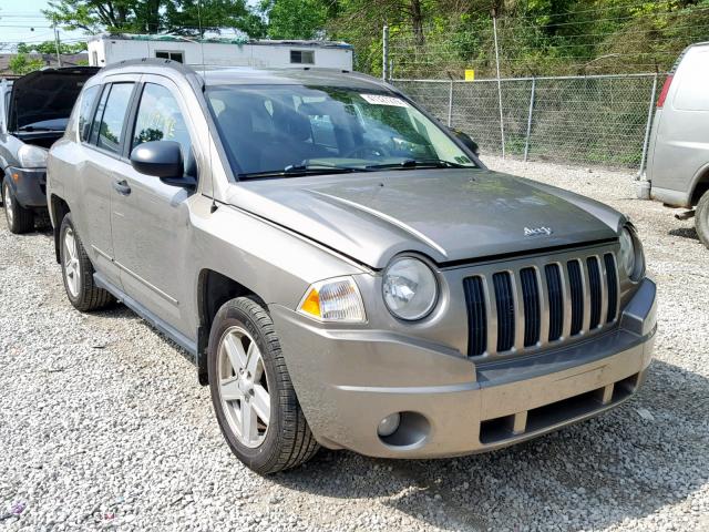 1J8FF47W08D557501 - 2008 JEEP COMPASS SP TAN photo 1