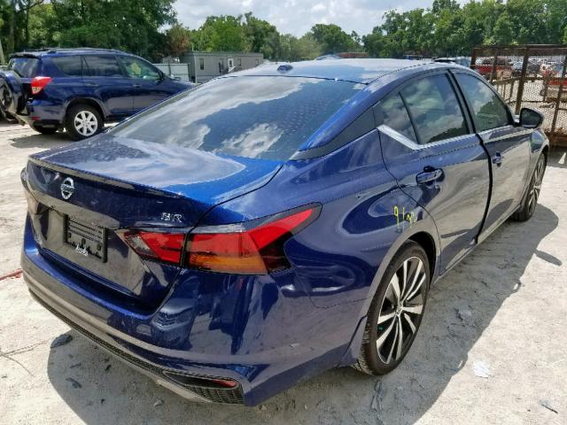 1N4BL4CV4KC189595 - 2019 NISSAN ALTIMA SR BLUE photo 4