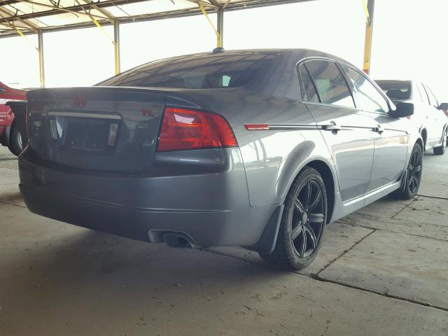 19UUA66205A034002 - 2005 ACURA TL GRAY photo 4