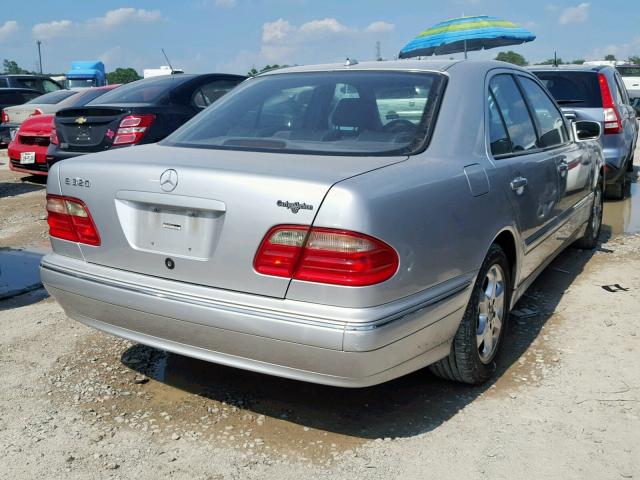 WDBJF65J52B491243 - 2002 MERCEDES-BENZ E 320 SILVER photo 4