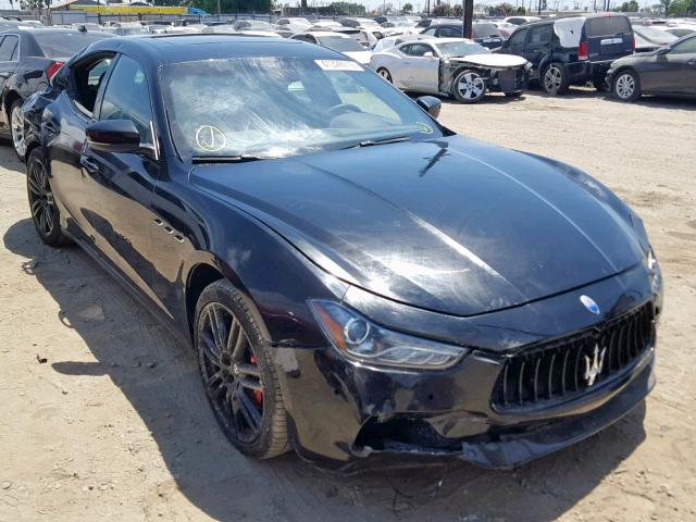 ZAM57XSS0H1249618 - 2017 MASERATI GHIBLI SPO BLACK photo 1