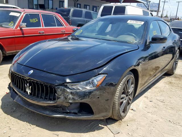 ZAM57XSS0H1249618 - 2017 MASERATI GHIBLI SPO BLACK photo 2