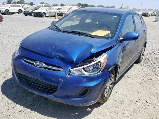 KMHCT5AE3GU269426 - 2016 HYUNDAI ACCENT SE BLUE photo 2