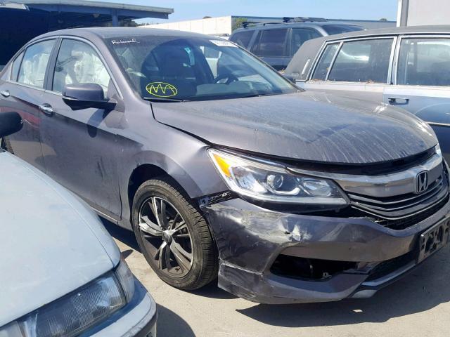 1HGCR2F87GA142573 - 2016 HONDA ACCORD EXL GRAY photo 1