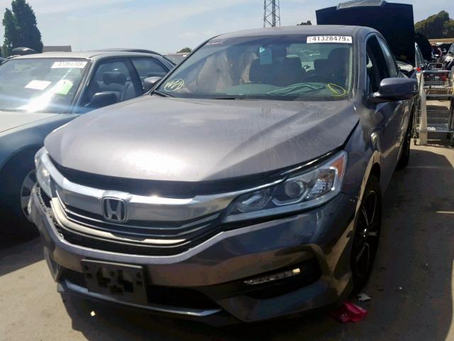 1HGCR2F87GA142573 - 2016 HONDA ACCORD EXL GRAY photo 2