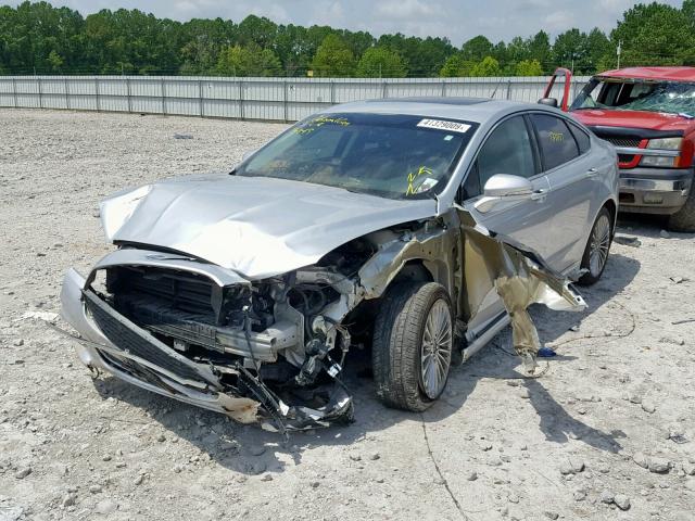 3FA6P0K93FR152550 - 2015 FORD FUSION TIT SILVER photo 2