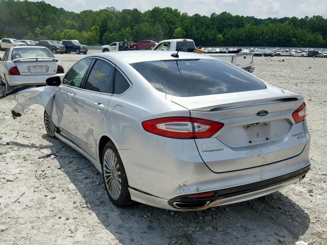 3FA6P0K93FR152550 - 2015 FORD FUSION TIT SILVER photo 3