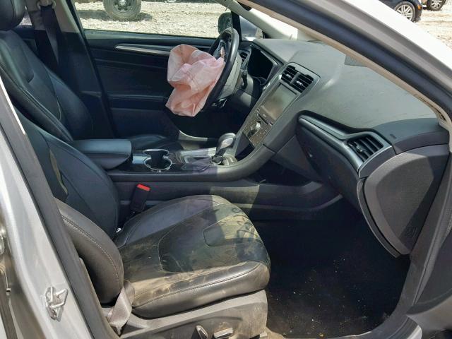 3FA6P0K93FR152550 - 2015 FORD FUSION TIT SILVER photo 5