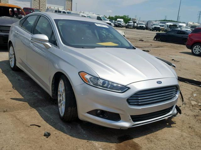 3FA6P0D95DR352811 - 2013 FORD FUSION TIT SILVER photo 1