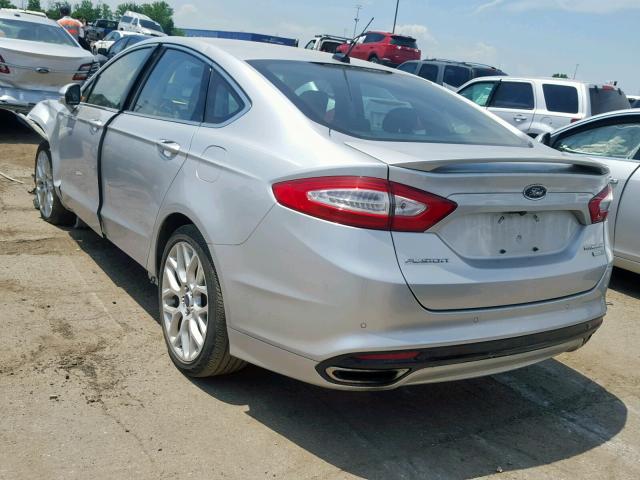 3FA6P0D95DR352811 - 2013 FORD FUSION TIT SILVER photo 3