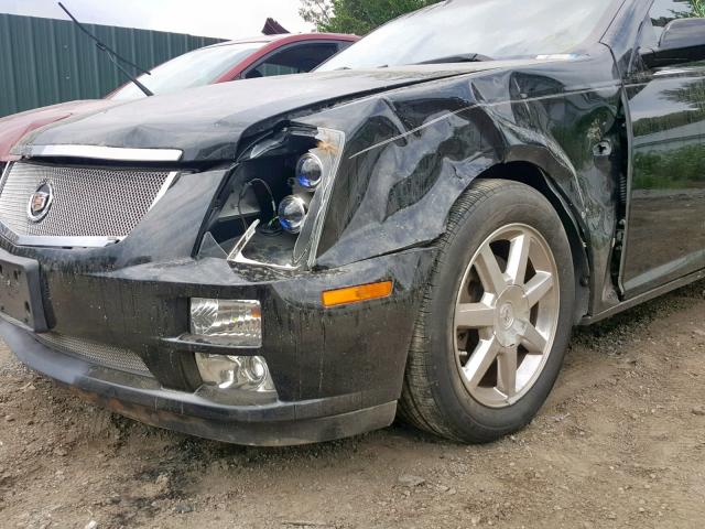 1G6DC67A270146150 - 2007 CADILLAC STS BLACK photo 9