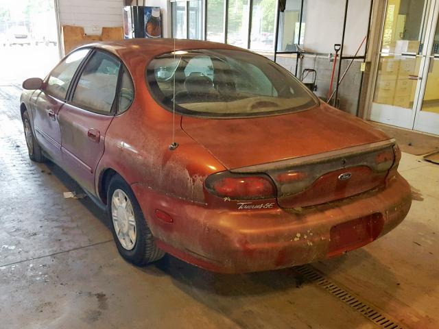 1FAFP52U1WA251203 - 1998 FORD TAURUS LX RED photo 3