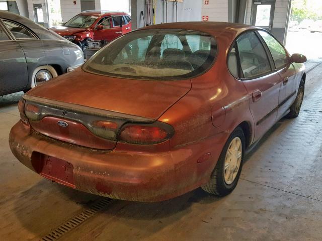 1FAFP52U1WA251203 - 1998 FORD TAURUS LX RED photo 4