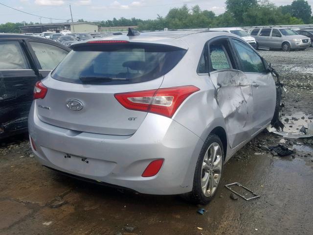 KMHD35LH9EU216691 - 2014 HYUNDAI ELANTRA GT SILVER photo 4