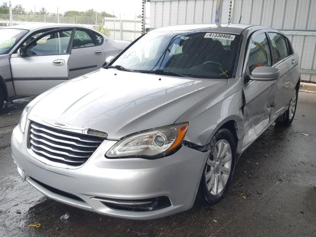 1C3CCBBB2CN102054 - 2012 CHRYSLER 200 TOURIN SILVER photo 2