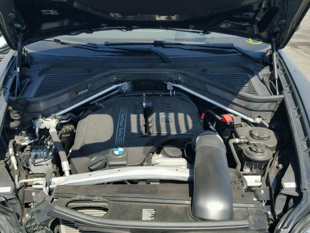 5UXFG2C54E0C44400 - 2014 BMW X6 XDRIVE3 BLACK photo 7
