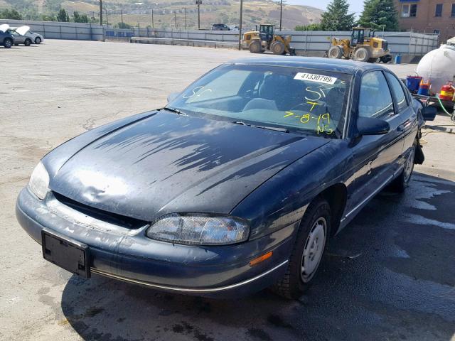 2G1WW12M4S9292168 - 1995 CHEVROLET MONTE CARL BLUE photo 2