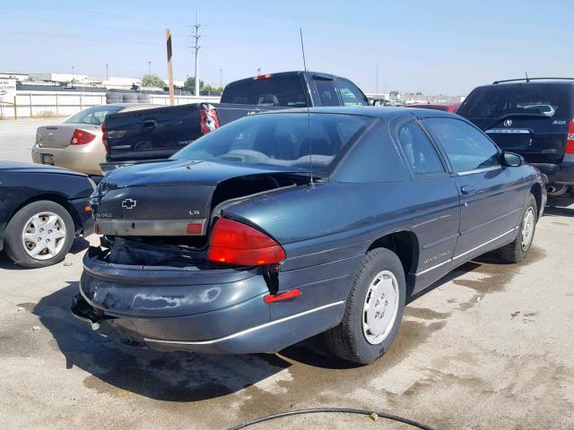 2G1WW12M4S9292168 - 1995 CHEVROLET MONTE CARL BLUE photo 4