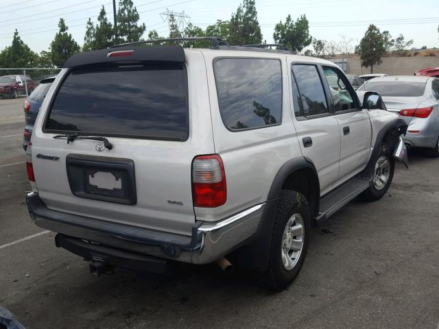 JT3GM84R5Y0068286 - 2000 TOYOTA 4RUNNER SILVER photo 4