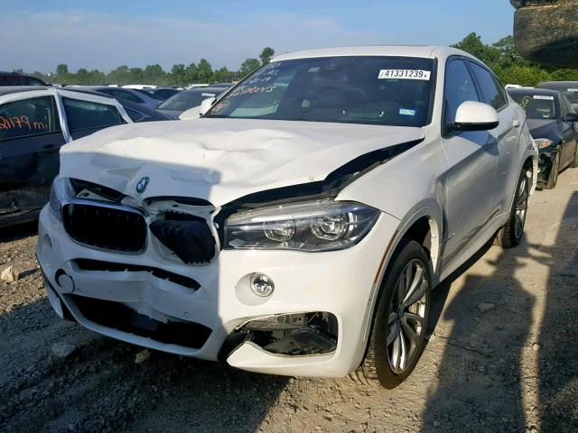 5UXKU0C55J0G69663 - 2018 BMW X6 SDRIVE3 WHITE photo 2