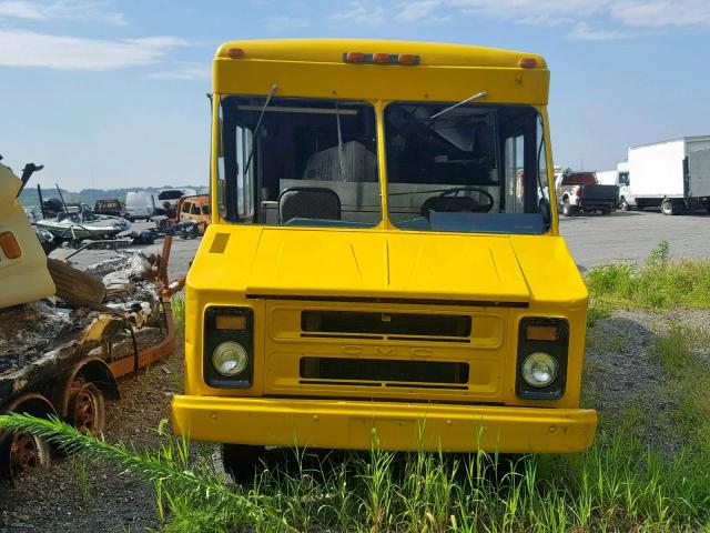 1GTHP32M6G3500351 - 1986 GMC VAN YELLOW photo 9