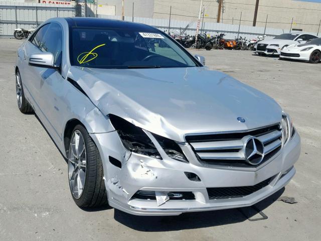 WDDKJ5KB2CF138311 - 2012 MERCEDES-BENZ E 350 SILVER photo 1