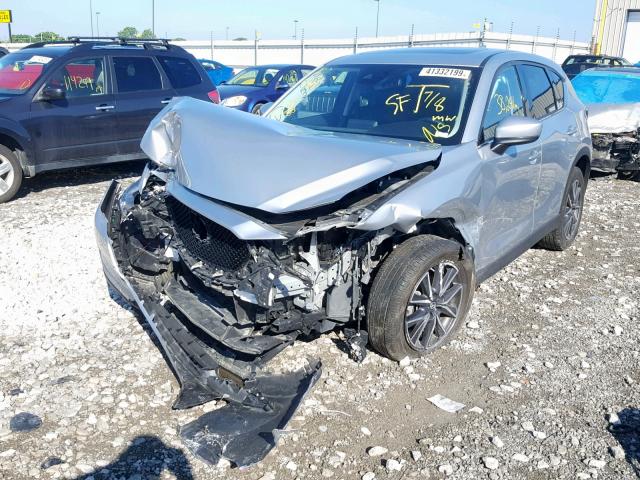 JM3KFADM9J0307394 - 2018 MAZDA CX-5 GRAND SILVER photo 2