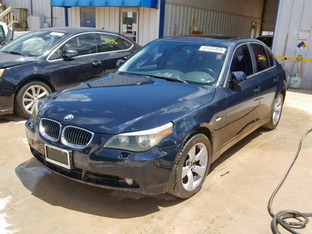 WBANF33596CS37166 - 2006 BMW 525 XI BLUE photo 2