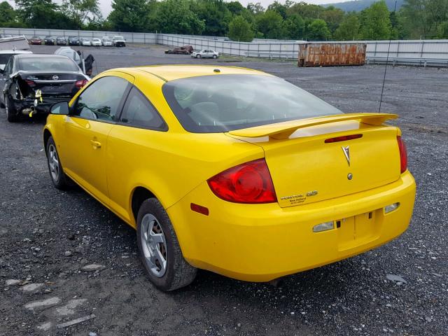 1G2AL18F087300168 - 2008 PONTIAC G5 YELLOW photo 3