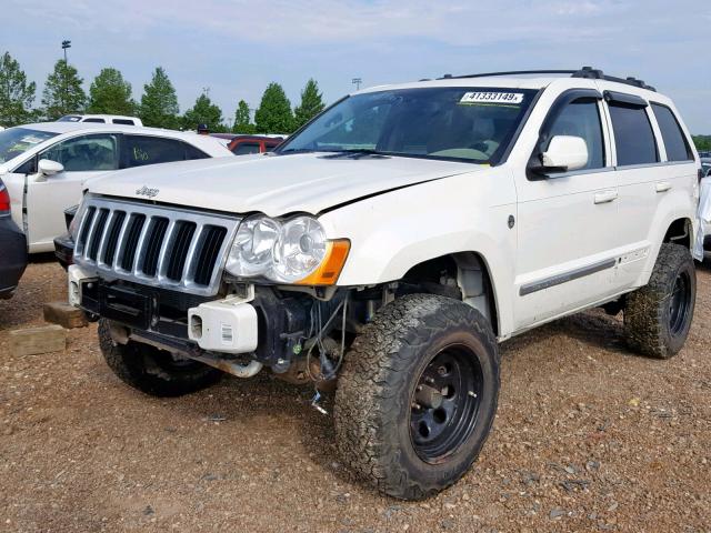 1J8HR58T69C507350 - 2009 JEEP GRAND CHER WHITE photo 2