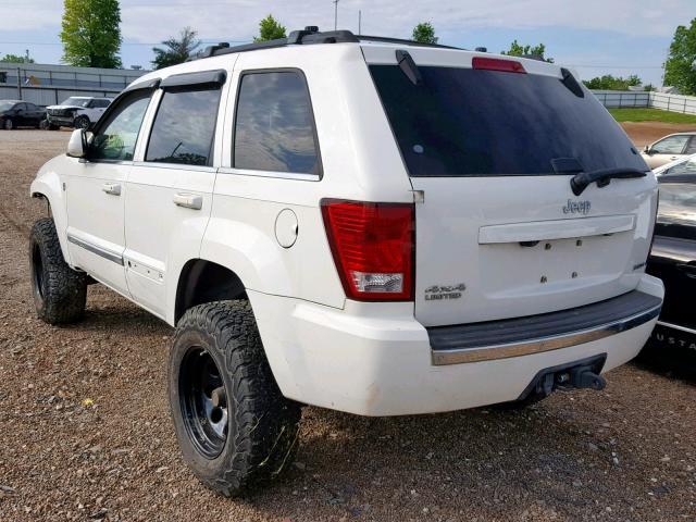 1J8HR58T69C507350 - 2009 JEEP GRAND CHER WHITE photo 3