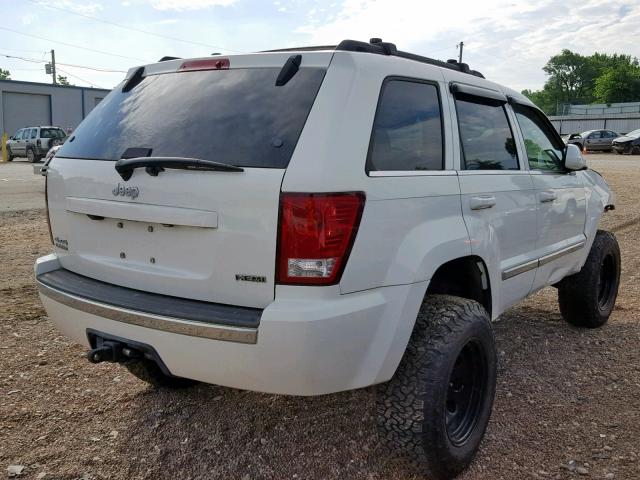 1J8HR58T69C507350 - 2009 JEEP GRAND CHER WHITE photo 4