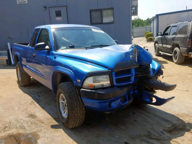 1B7GG22X2XS279529 - 1999 DODGE DAKOTA BLUE photo 1