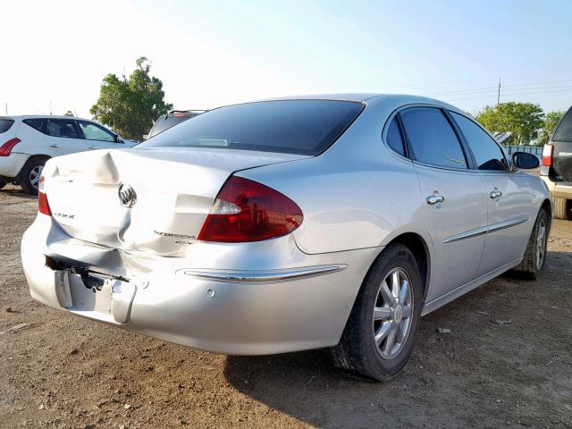 2G4WD562051247272 - 2005 BUICK LACROSSE C SILVER photo 4