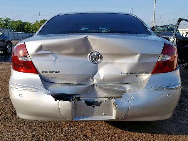 2G4WD562051247272 - 2005 BUICK LACROSSE C SILVER photo 9