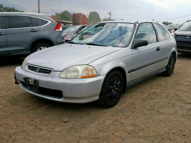 2HGEJ6447WH121374 - 1998 HONDA CIVIC DX SILVER photo 2