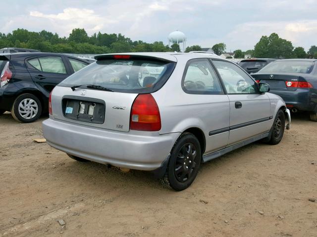 2HGEJ6447WH121374 - 1998 HONDA CIVIC DX SILVER photo 4