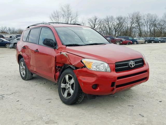 JTMZD33V875062649 - 2007 TOYOTA RAV4 RED photo 1