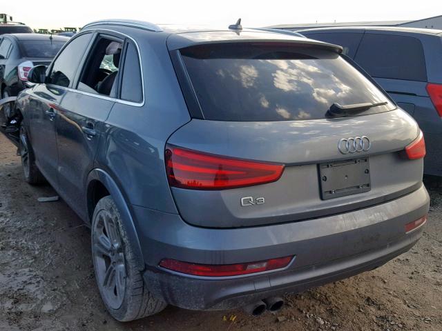 WA1FFCFS7FR010204 - 2015 AUDI Q3 PRESTIG GRAY photo 3