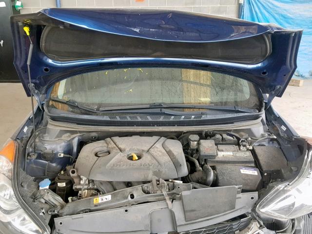 KMHDH6AE7DU008193 - 2013 HYUNDAI ELANTRA CO BLUE photo 7