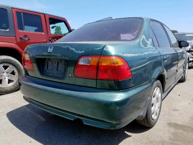 2HGEJ661XYH534850 - 2000 HONDA CIVIC BASE GREEN photo 4