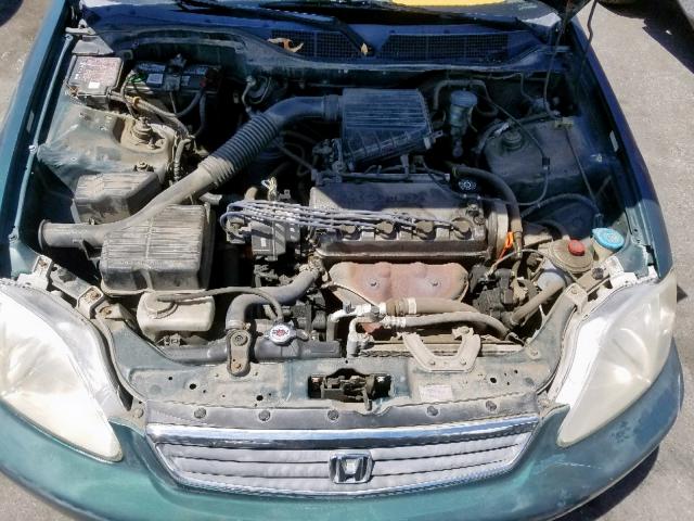 2HGEJ661XYH534850 - 2000 HONDA CIVIC BASE GREEN photo 7