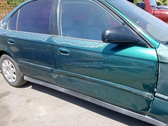 2HGEJ661XYH534850 - 2000 HONDA CIVIC BASE GREEN photo 9