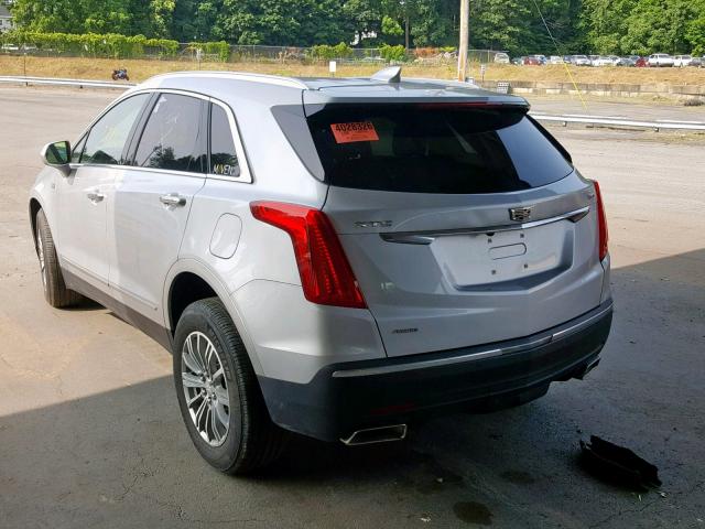 1GYKNDRS2HZ149209 - 2017 CADILLAC XT5 LUXURY SILVER photo 3