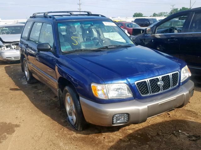 JF1SF65572H747362 - 2002 SUBARU FORESTER S Mavi foto 1