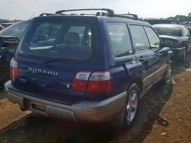 JF1SF65572H747362 - 2002 SUBARU FORESTER S Mavi foto 4
