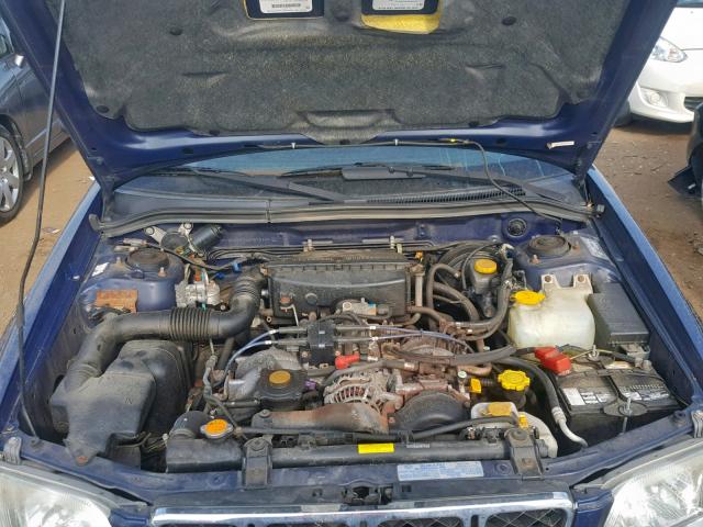 JF1SF65572H747362 - 2002 SUBARU FORESTER S Mavi foto 7