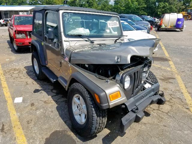 1J4FA39S26P726014 - 2006 JEEP WRANGLER X GRAY photo 1